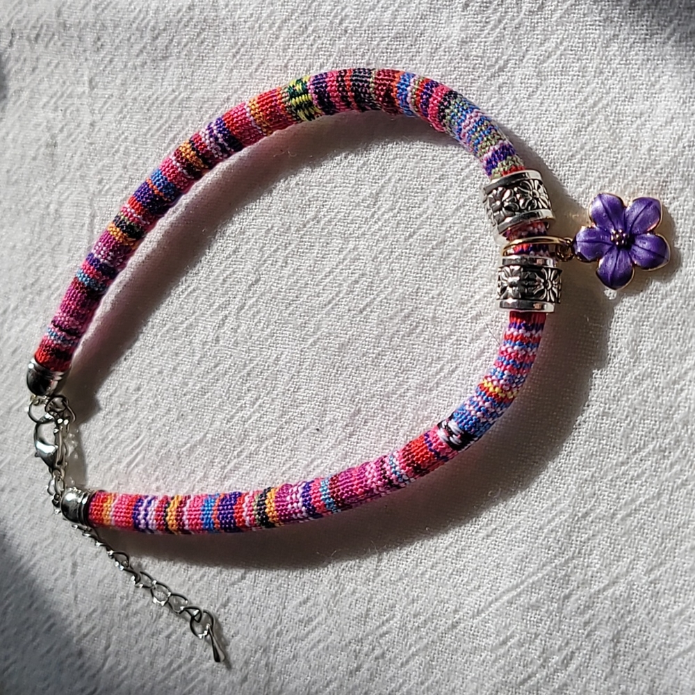 OneSize Flower Pendant Adjustable Pet Necklace